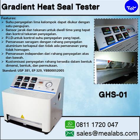 Five points Heat Seal Tester convenience store|GHS.